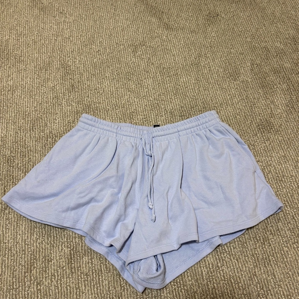Universal Thread Pale Blue Elastic Waist Shorts